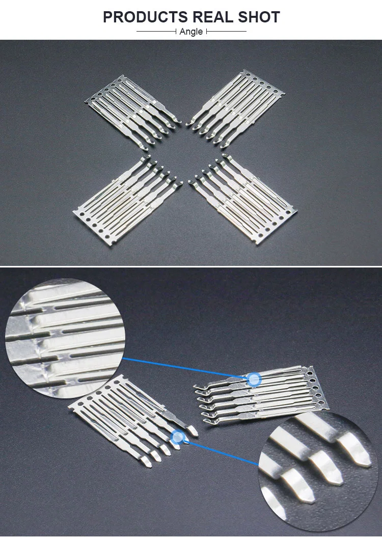 PCB-lödterminalkontakt, mässingshanterminalkontakt, OEM precisionsstansanslutning