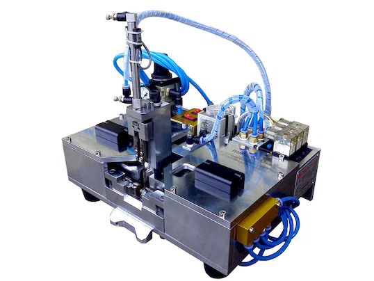 Dubbel Sided Trådavisoleringsmaskin WPM-903 - Halvautomatisk stålborstmaskin